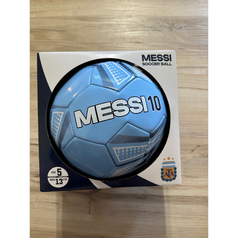 Messi‎ 10 Size 5 Soccer Ball Blue 10 New Official Product AFA